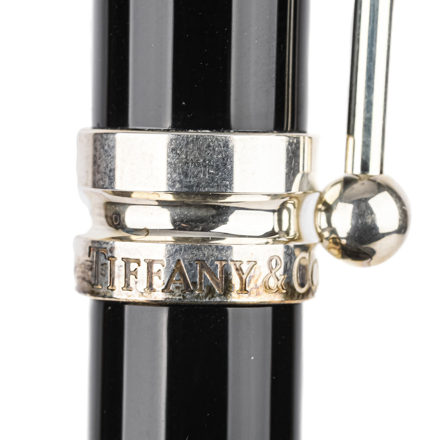 TIFFANY & CO Paloma Picasso Sterling Groove Ballpoint Pen - Black