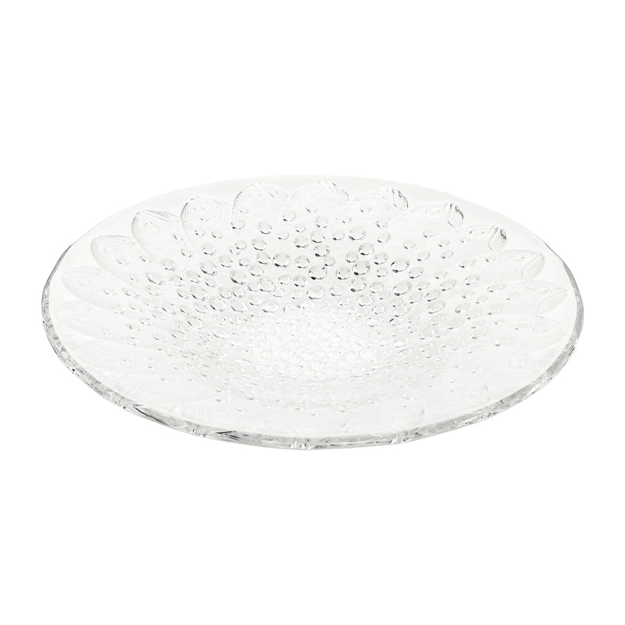 LALIQUE Roscoff Clear Centrepiece Bowl Signed