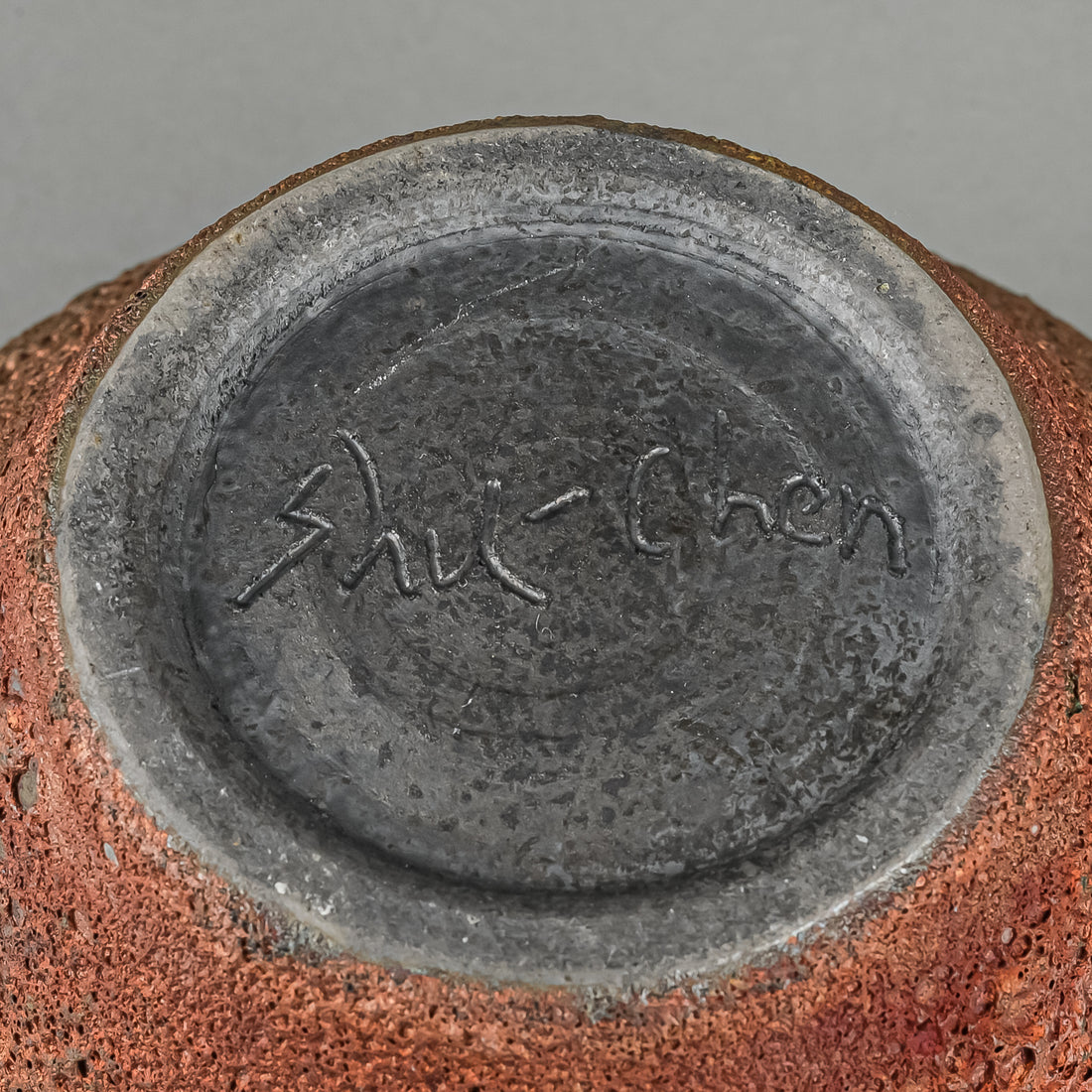 SHU-CHEN CHENG Raku Vase