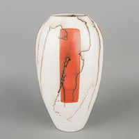 SHU CHEN CHENG Horse Hair Raku Vase