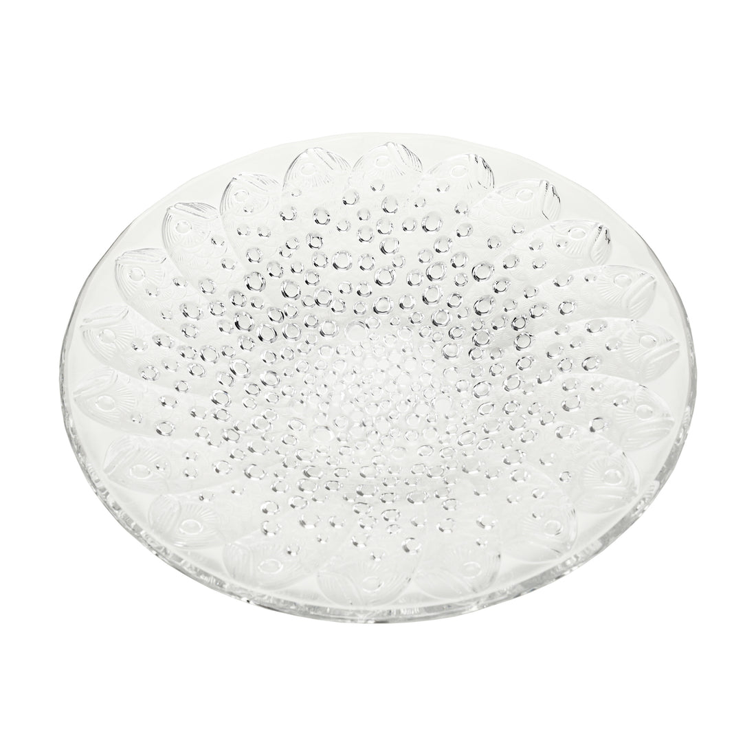 LALIQUE Roscoff Clear Centrepiece Bowl Signed