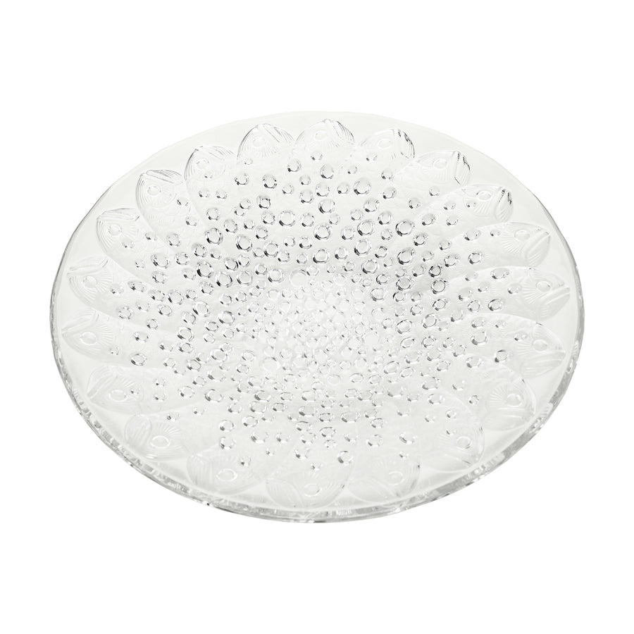 LALIQUE Roscoff Clear Centrepiece Bowl Signed