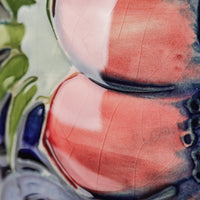 MOORCROFT Anemone Blue Ground Lamp with Shade
