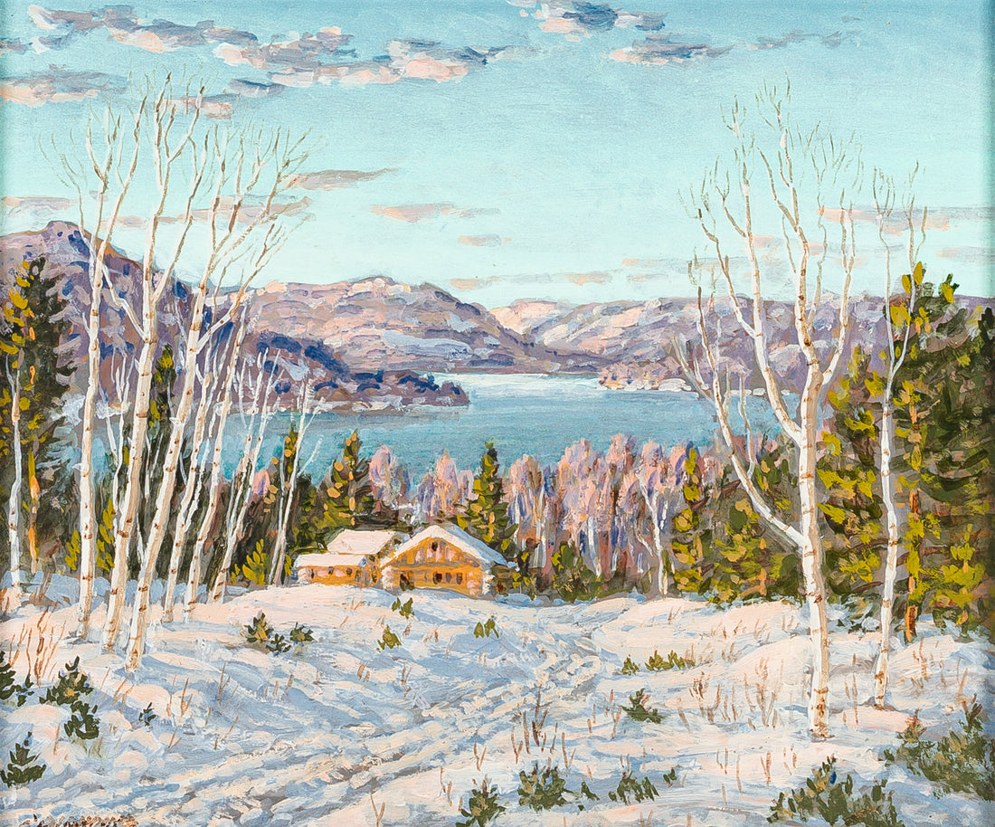 Otto Planding (Canadian 1897-        1967)  Winter Landscape