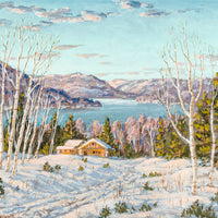 Otto Planding (Canadian 1897-        1967)  Winter Landscape