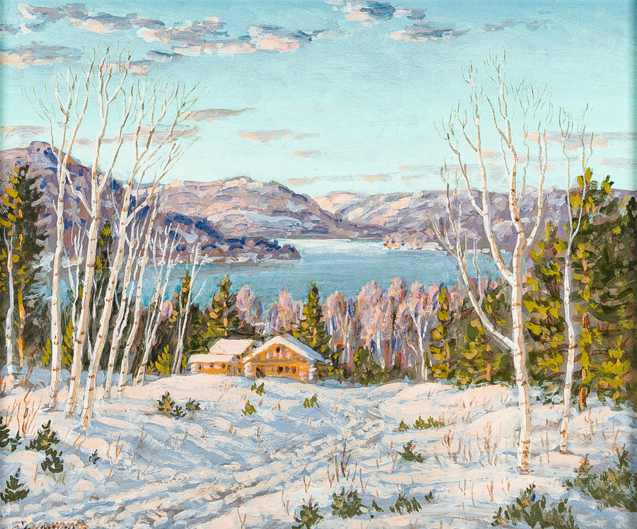 Otto Planding (Canadian 1897-        1967)  Winter Landscape
