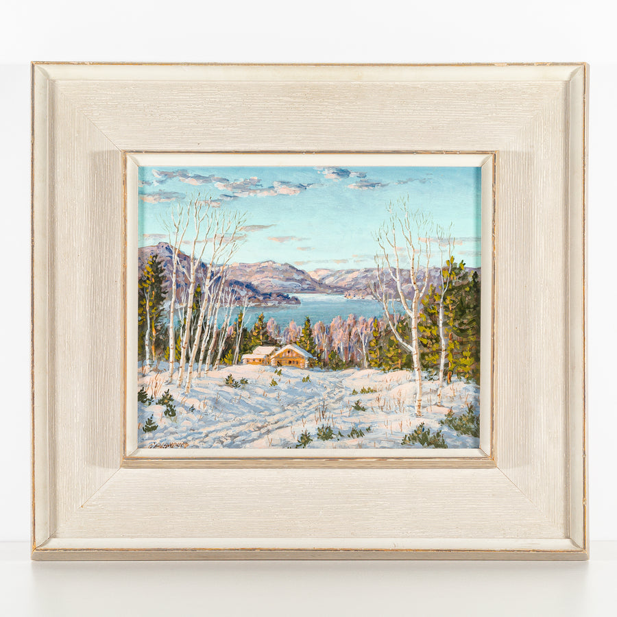 Otto Planding (Canadian 1897-        1967)  Winter Landscape