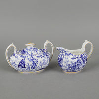 ROYAL CROWN DERBY Mikado Cream And Covered Sugar Dublin Shape