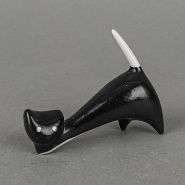 AS CMIELOW Figurine Kitten Black