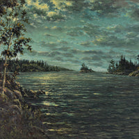 Otto Planding (Canadian 1857-1967) Untitled-Moonlit Waters