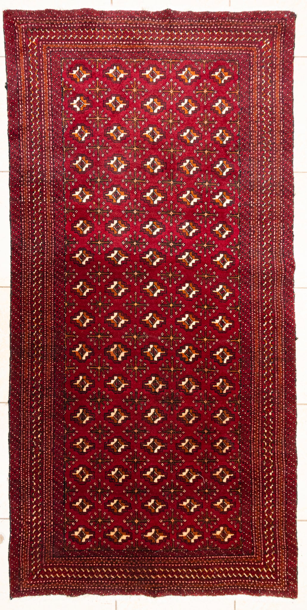 Hand Knotted Wool Turkmen Rug