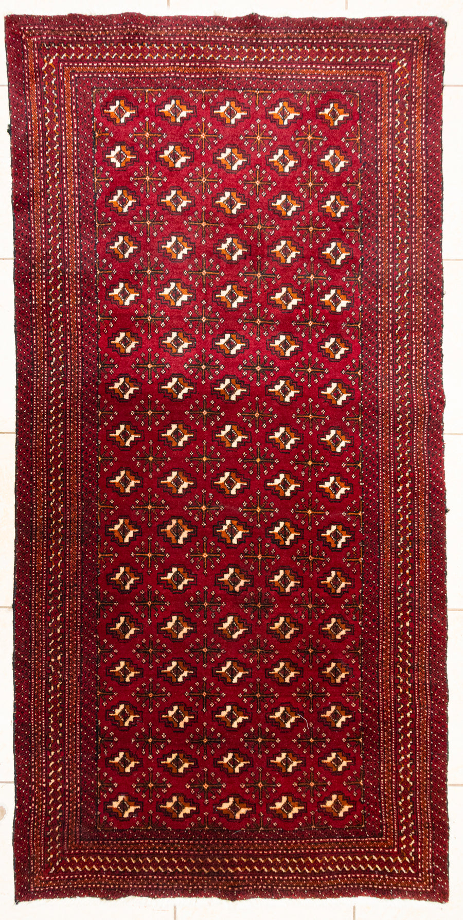 Hand Knotted Wool Turkmen Rug