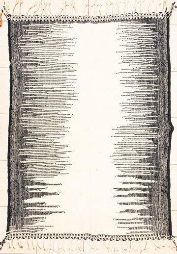 Wool Moroccan Kilim Handwoven Flatweave Rug