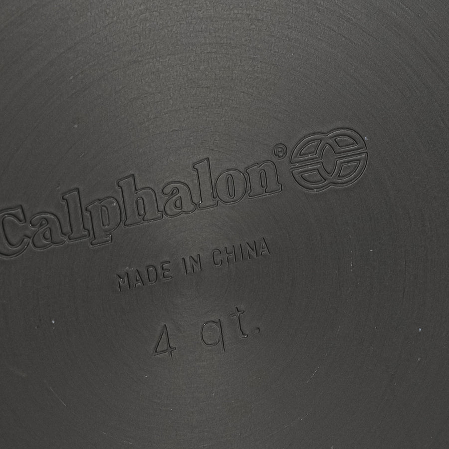 CALPHALON 4 Qt Sautee Pan With Lid And Stainless Steel Steamer Insert