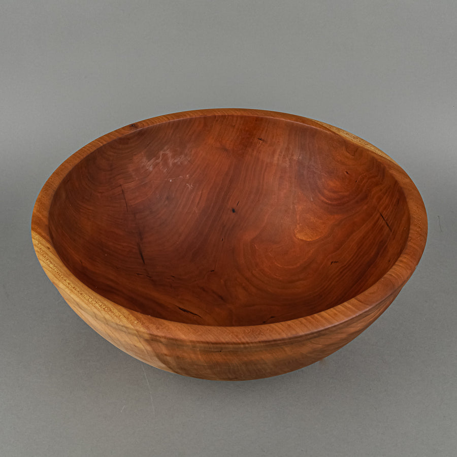 Doug McGrath Turned Cherry Wood Salad Bowl