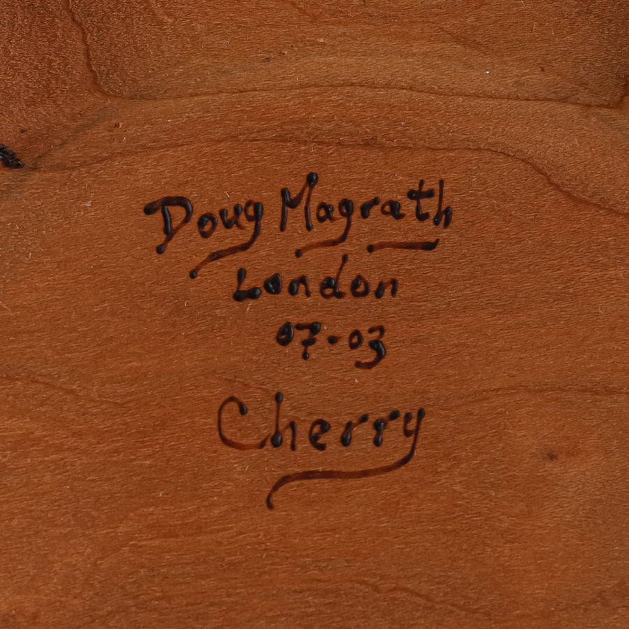 Doug McGrath Turned Cherry Wood Salad Bowl
