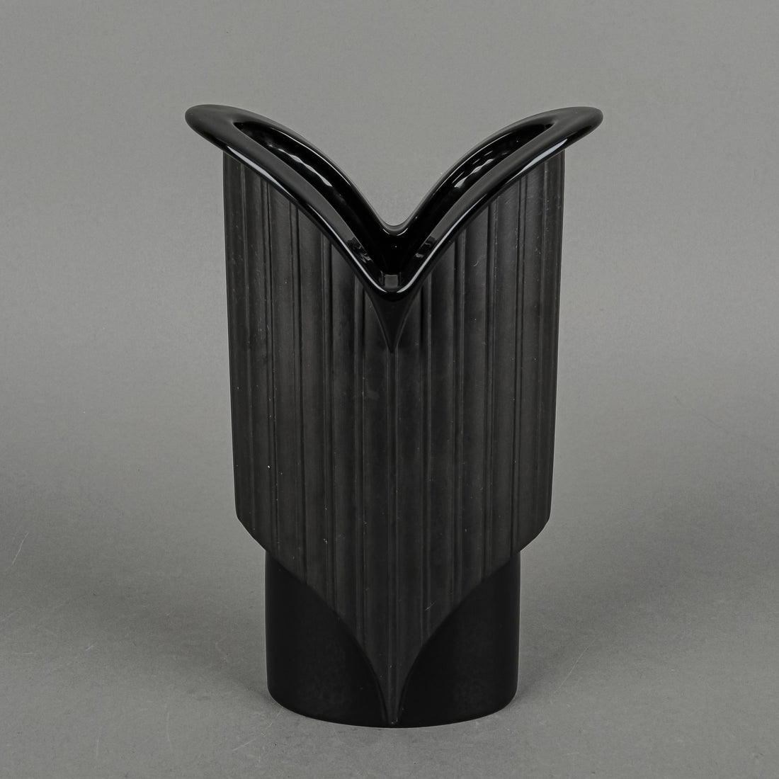 ROSENTHAL Jan Van Der Vaart Vase Porcelain Noir Vase
