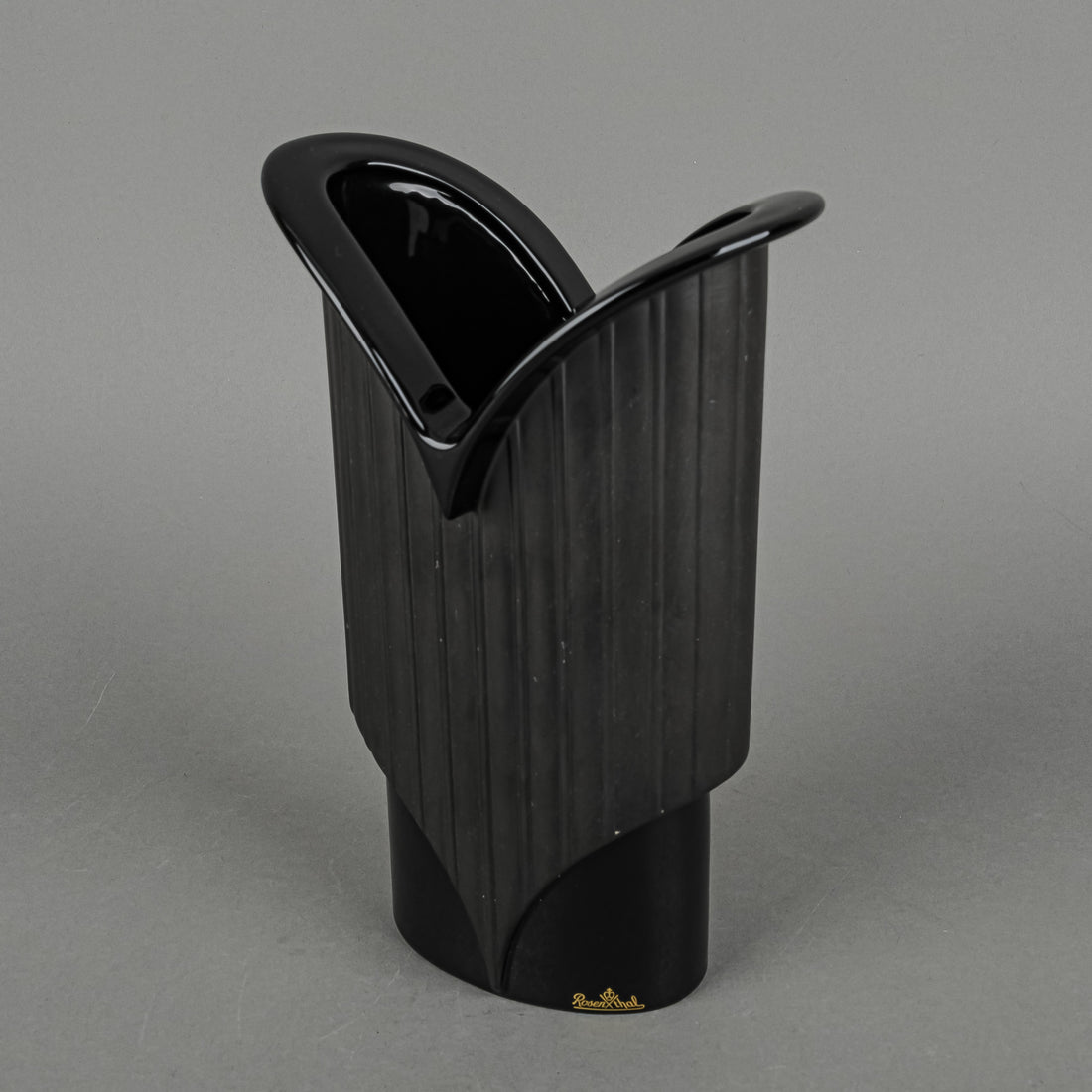 ROSENTHAL Jan Van Der Vaart Vase Porcelain Noir Vase