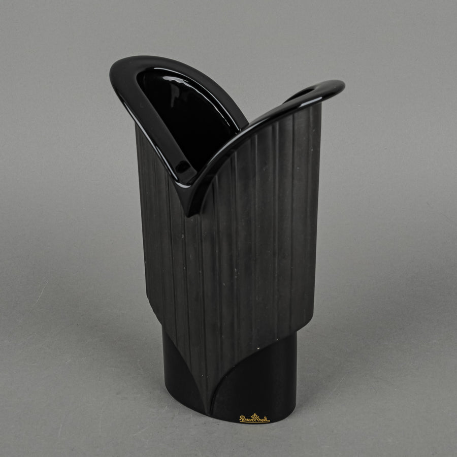 ROSENTHAL Jan Van Der Vaart Vase Porcelain Noir Vase