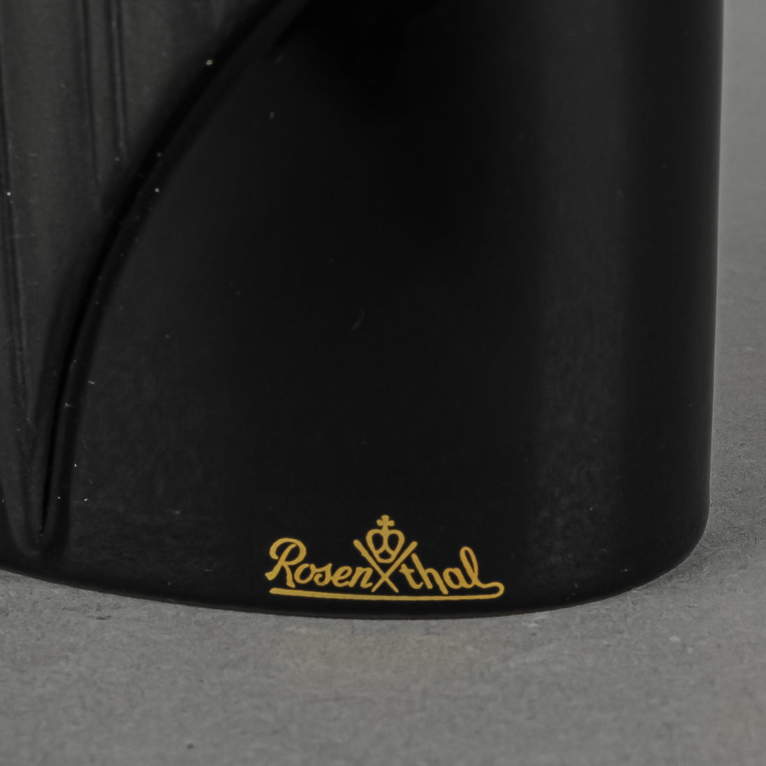 ROSENTHAL Jan Van Der Vaart Vase Porcelain Noir Vase