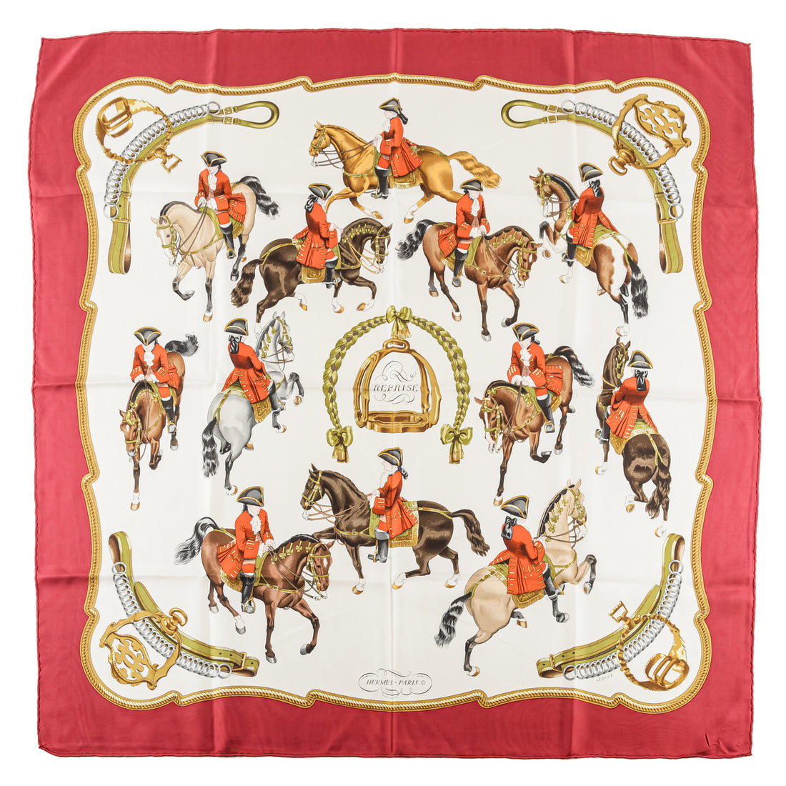 HERMES Silk Scarf 90 - Reprise