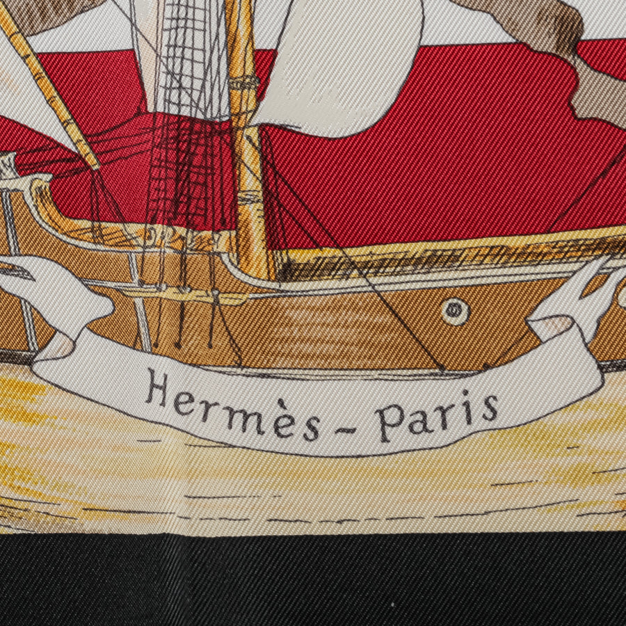 HERMES Silk Scarf 90 - Samuel de Champlain's Le Canada