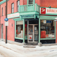 Laurie Campbell (Canadian 1959) "Depanneur (Villeneuve & De Bullion)"