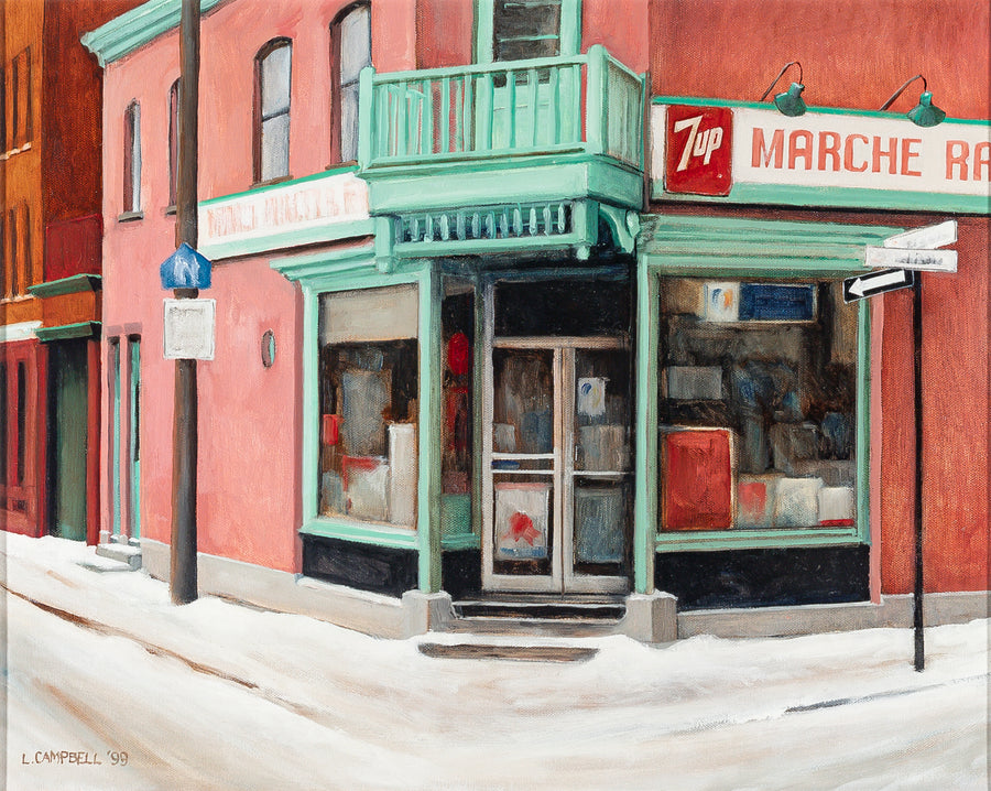 Laurie Campbell (Canadian 1959) "Depanneur (Villeneuve & De Bullion)"