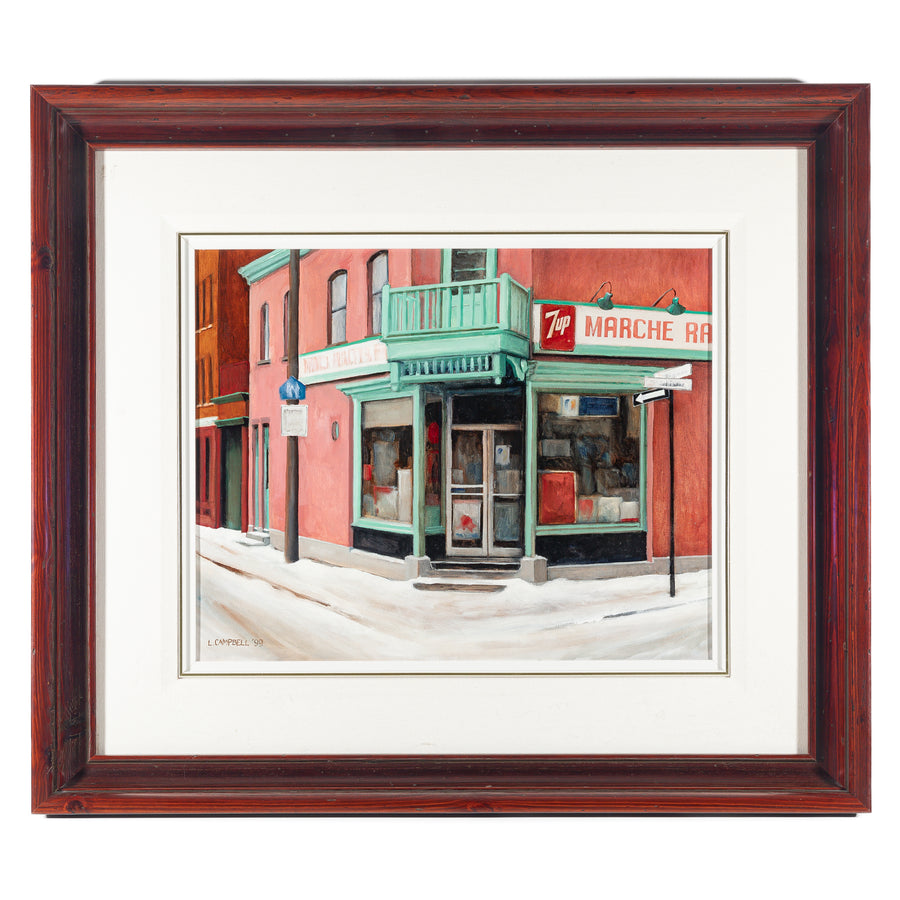 Laurie Campbell (Canadian 1959) "Depanneur (Villeneuve & De Bullion)"