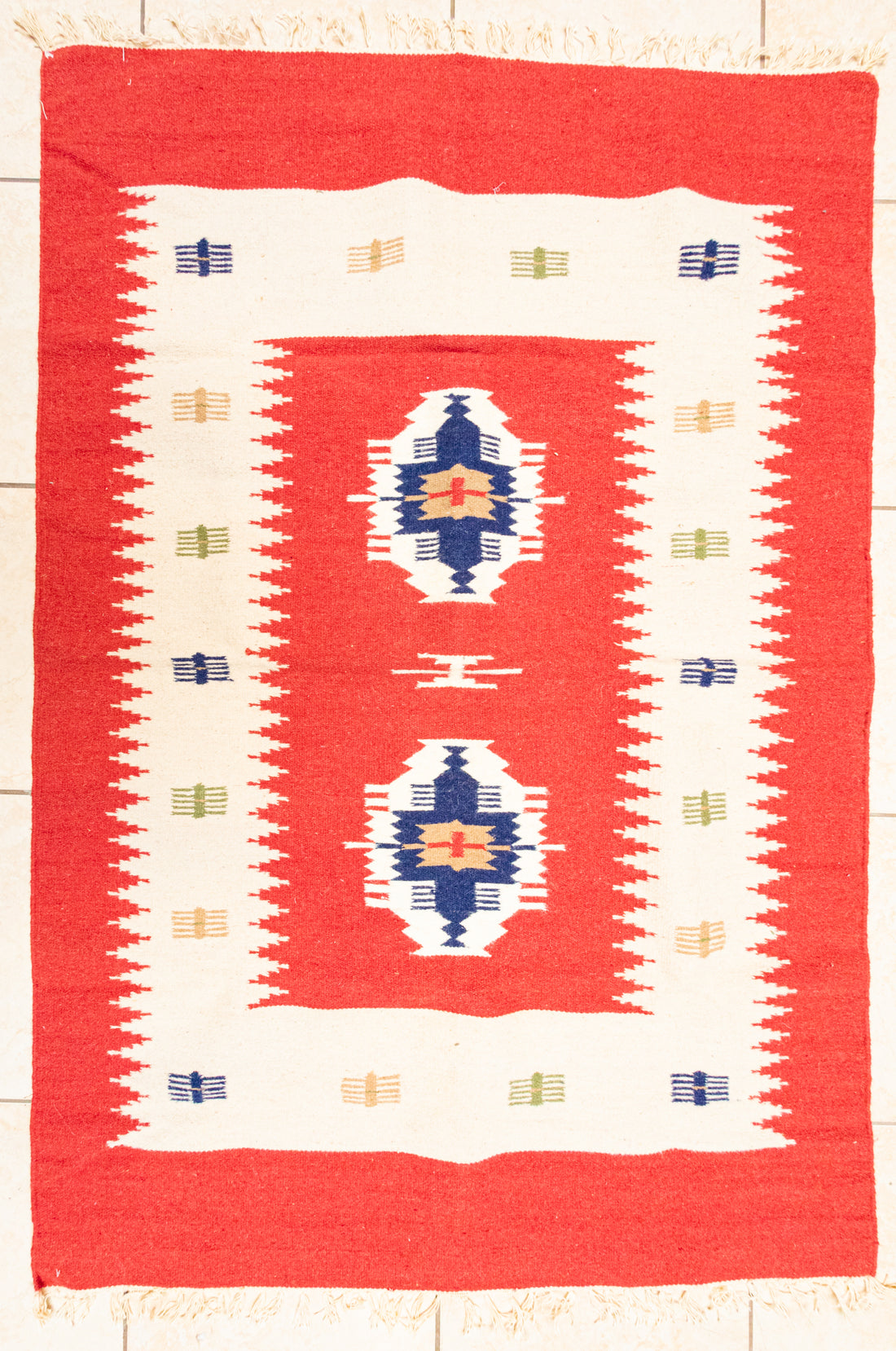 Wool Kilim Flatweave Rug
