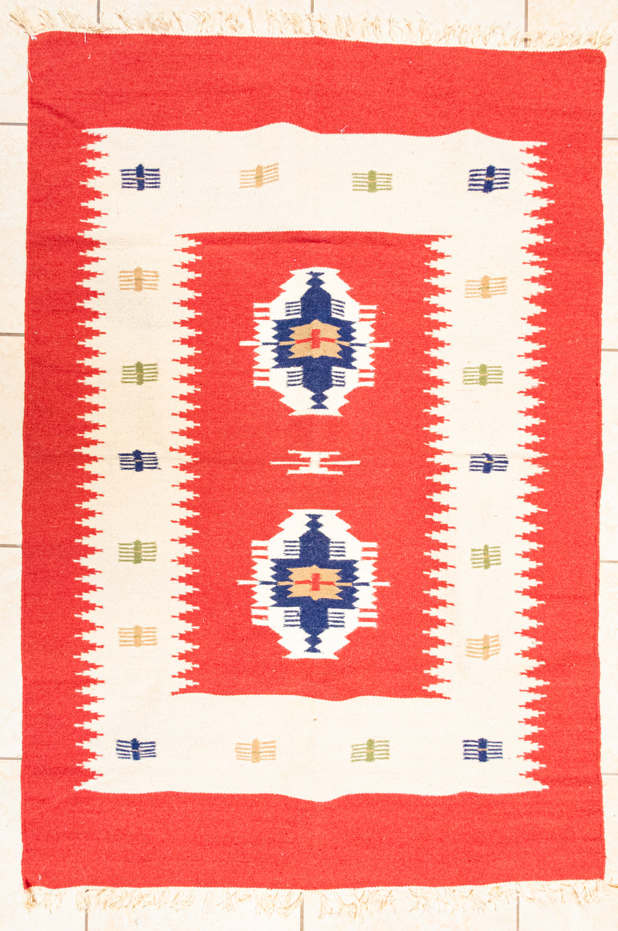 Wool Kilim Flatweave Rug
