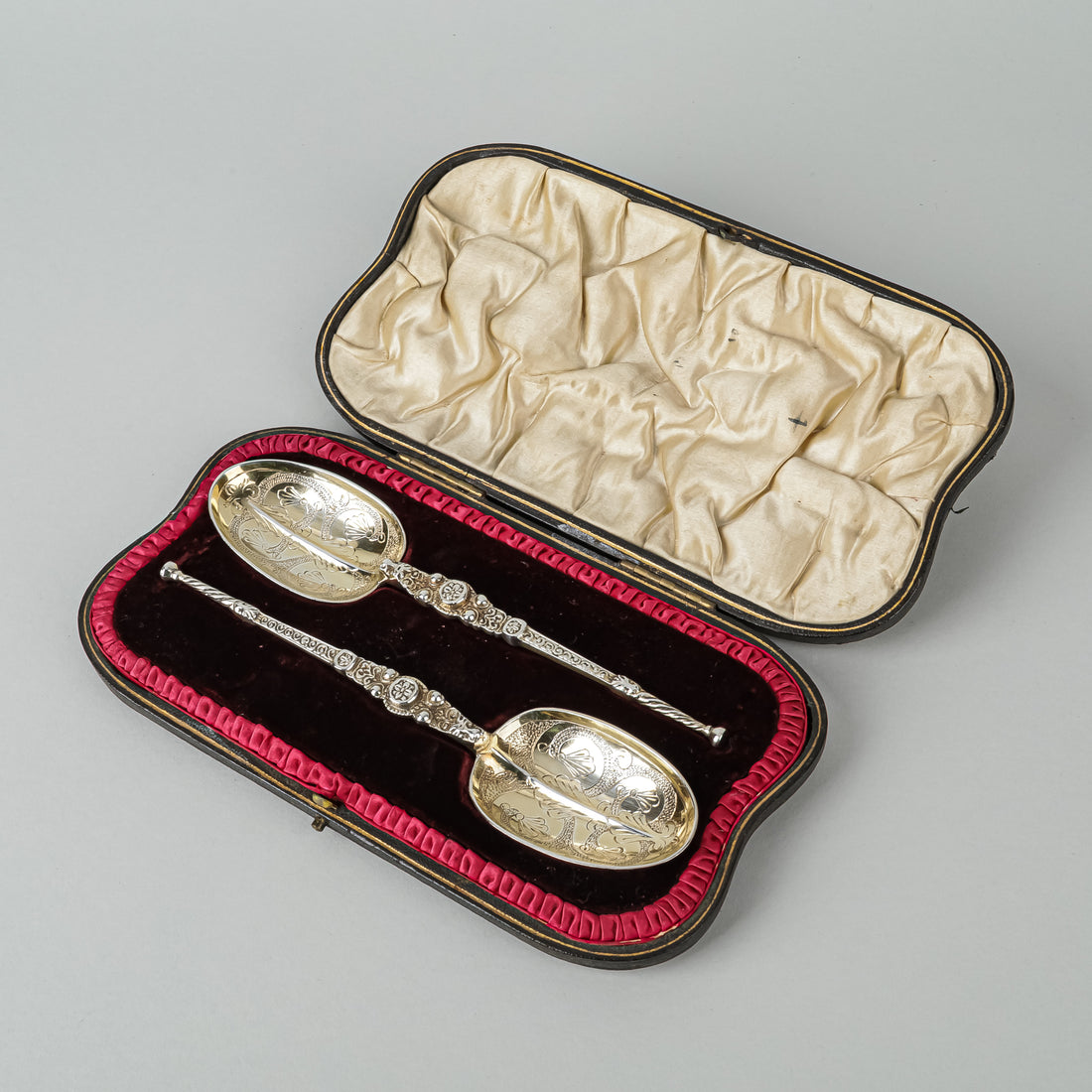 WAKELY & WHELLER Sterling Silver Anointing Spoons Set Of Two