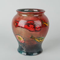 MOORCROFT Flambe Fish Vase