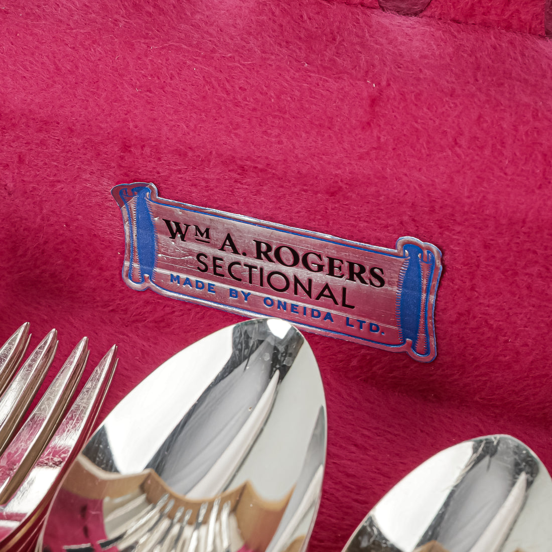 Wm A ROGERS Lido SP Flatware 8 PS Plus Extras