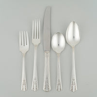 Wm A ROGERS Lido SP Flatware 8 PS Plus Extras