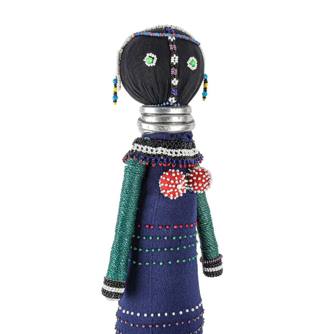 South African Ndebele Beaded Tall Doll
