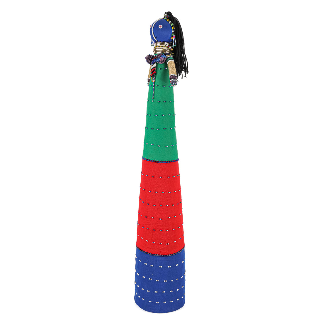 South African Ndebele Beaded Tall Doll