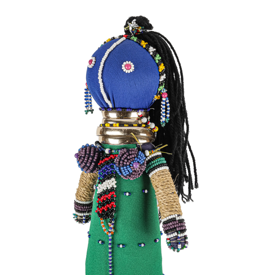 South African Ndebele Beaded Tall Doll