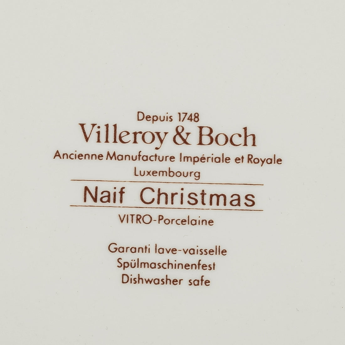 VILLEROY & BOCH Naif Christmas Coffee And Dessert Set