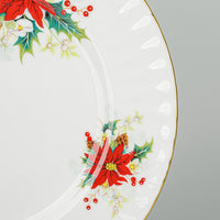 ROYAL ALBERT Poinsettia 8 Place Settings Plus Extras