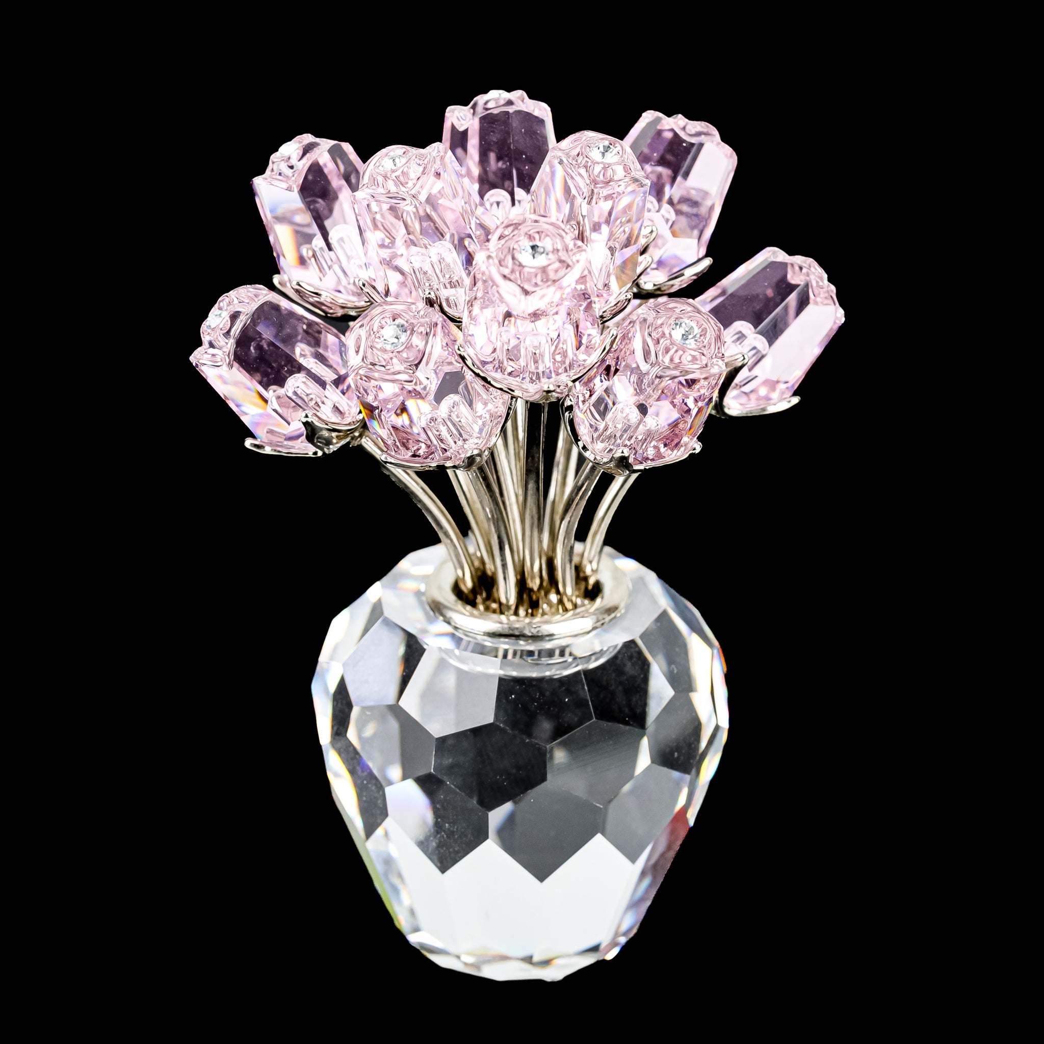 SWAROVSKI Dozen Pink Roses 628343 - Around The Block