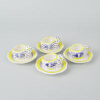 QUIMPER Henriot Fleuri Chick Egg Cups F375/D318 Set Of 4