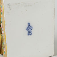 Vintage Limoges/Sevres Style Hand Painted Trinket Box With Brass Mounts