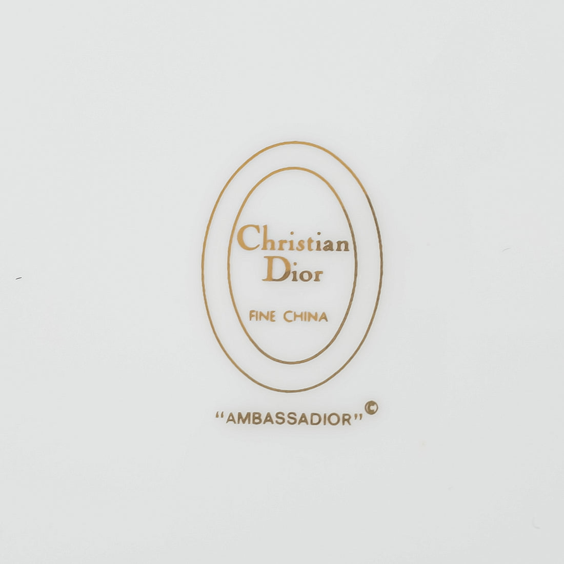 CHRISTIAN DIOR Ambassadior Soup Plates Set Of 6