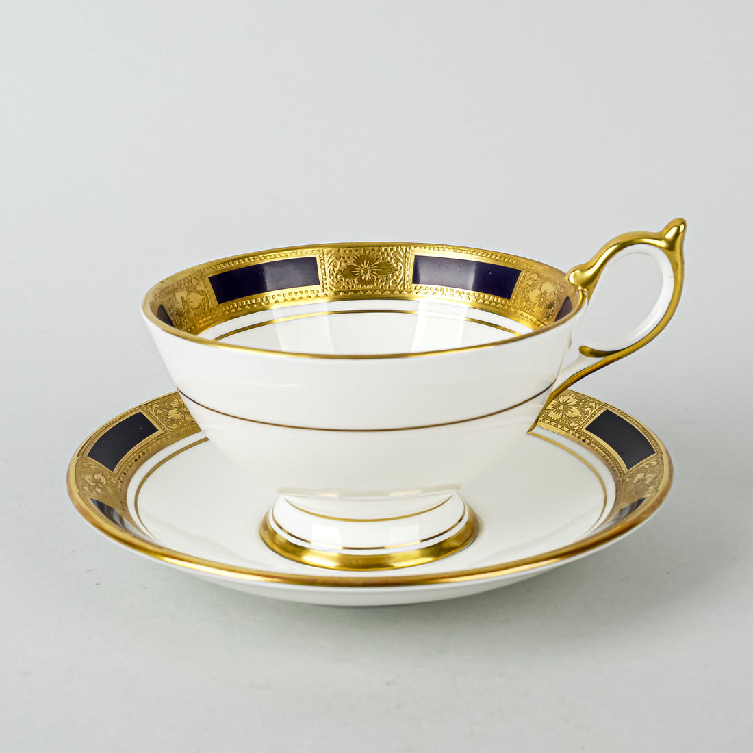 AYNSLEY Empress Cobalt 57 Pieces