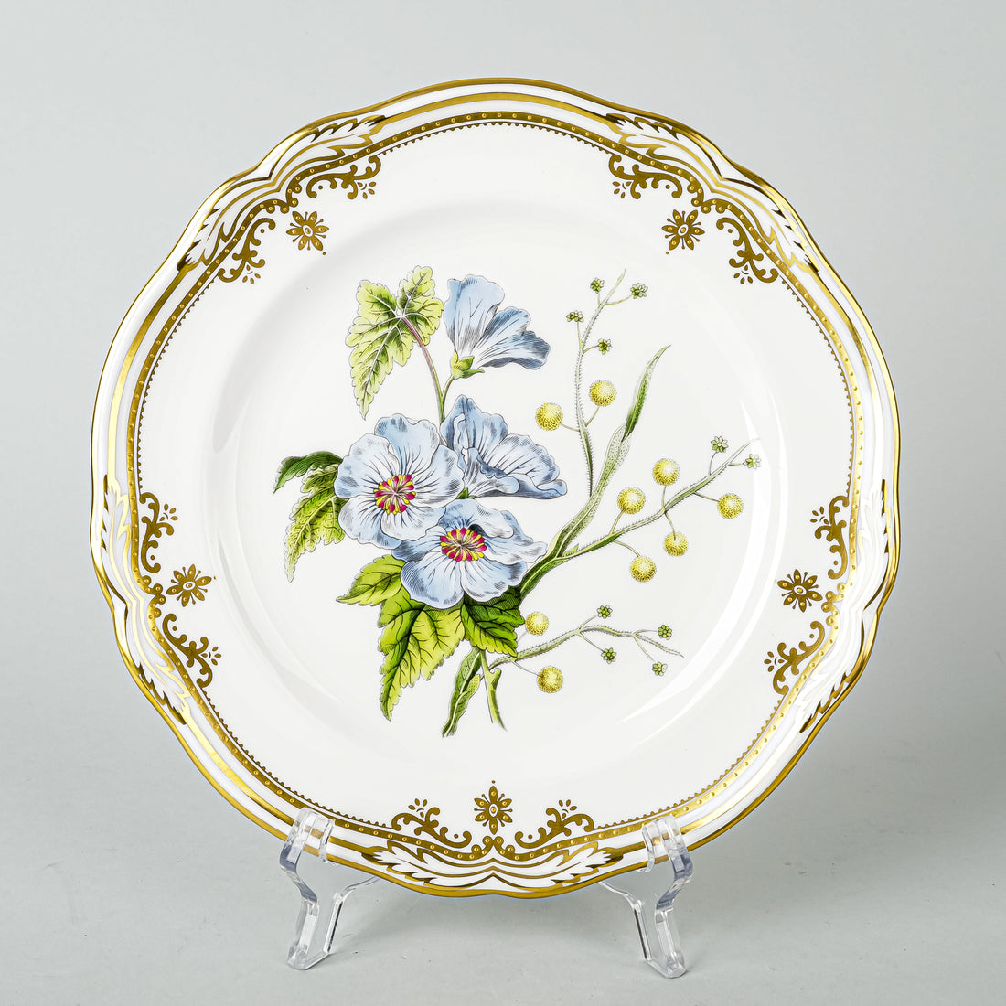 SPODE Stafford Flowers Salad/Dessert Plates Set Of 4