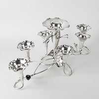 MAPPIN & WEBB Art Nouveau Silverplate Epergne 8 Pieces