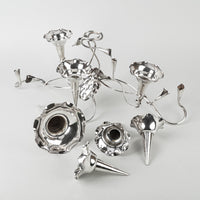 MAPPIN & WEBB Art Nouveau Silverplate Epergne 8 Pieces
