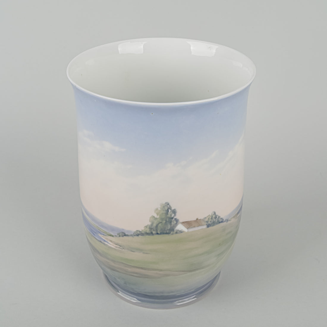 BING & GRØNDAHL Windmill Landscape Vase 8722-460