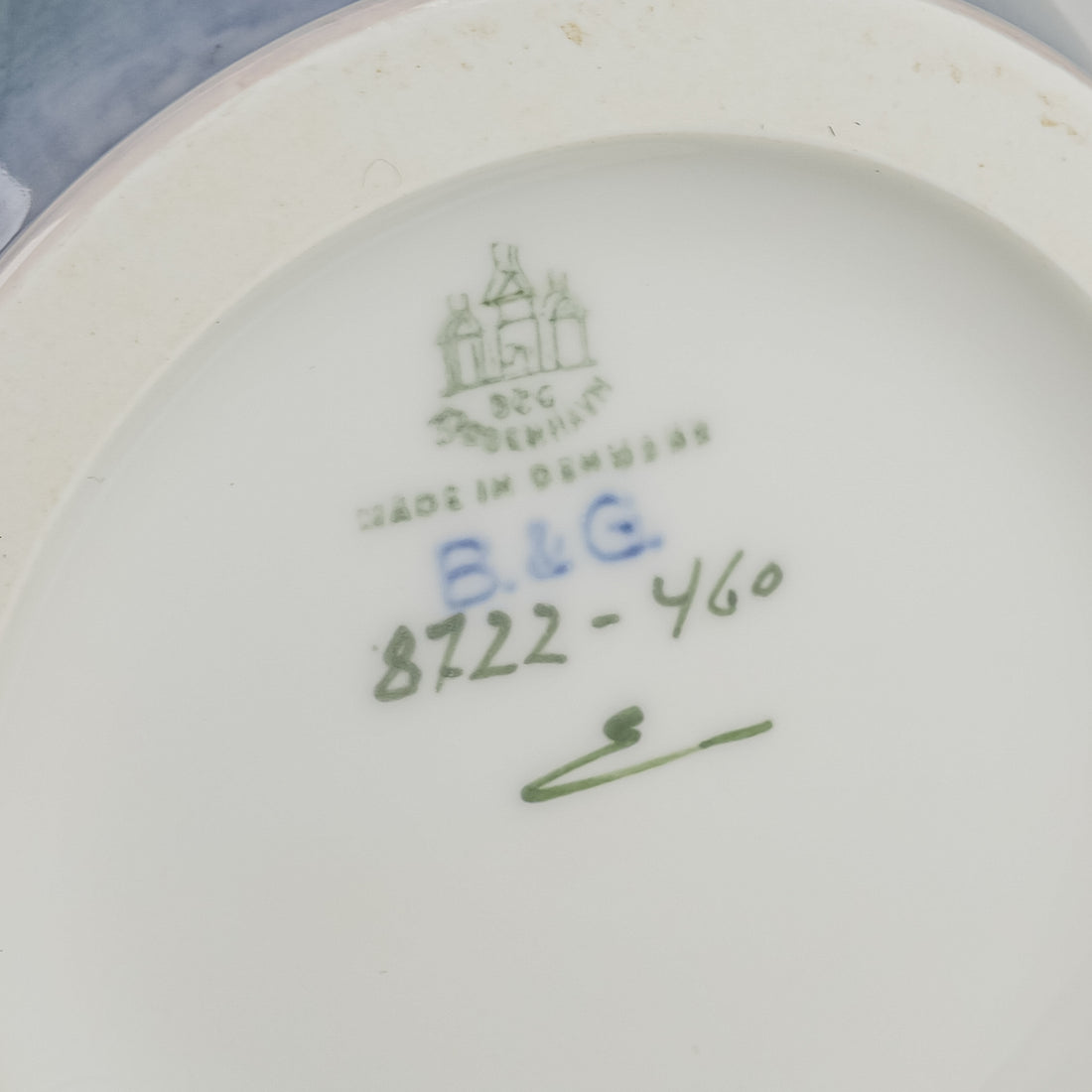 BING & GRØNDAHL Windmill Landscape Vase 8722-460